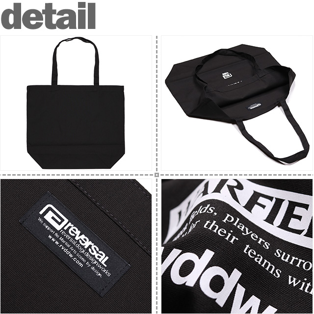 リバーサル) reversal WARFIELD CANVAS TOTE LARGE (BAG)(rvrgb081-BK