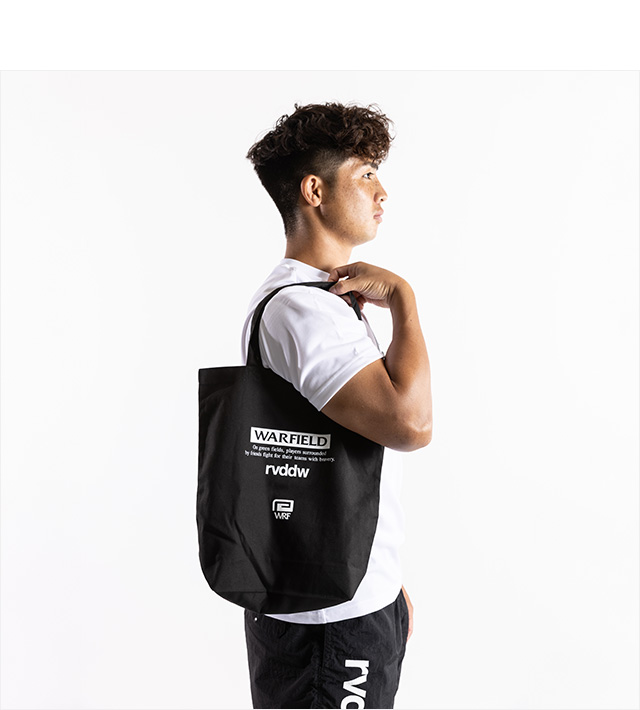 リバーサル) reversal WARFIELD CANVAS TOTE LARGE (BAG)(rvrgb081-BK
