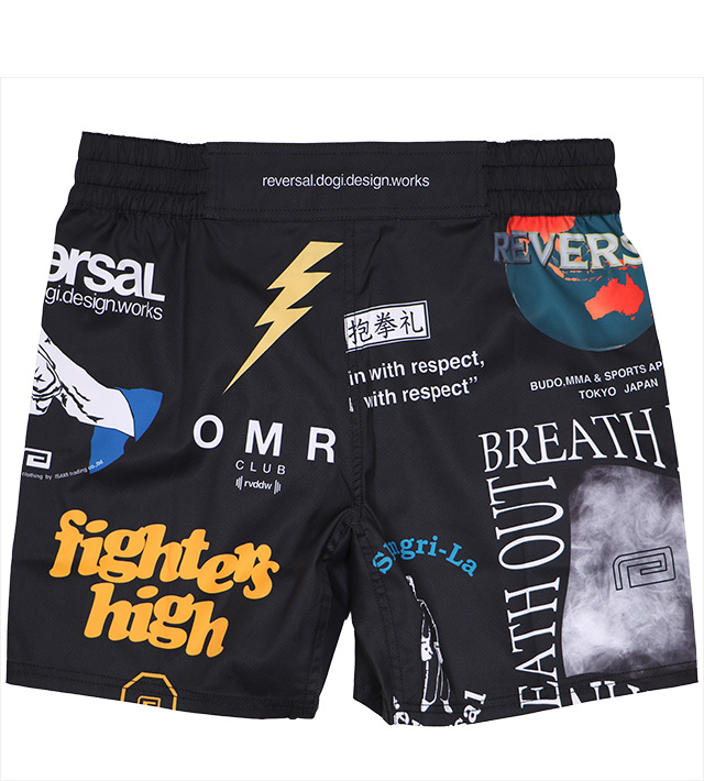 リバーサル) reversal ALL STAR FIGHT SHORTS (SHORT LENGTH NO POCKET