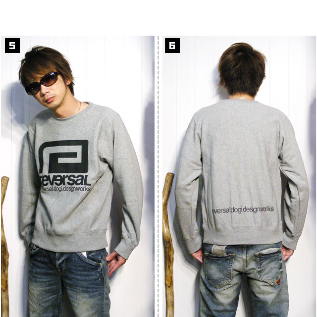 (リバーサル) reversal BIG MARK トレーナー (CREW)(T0062-GR) スウェット トレーナー クルー 国内正規品