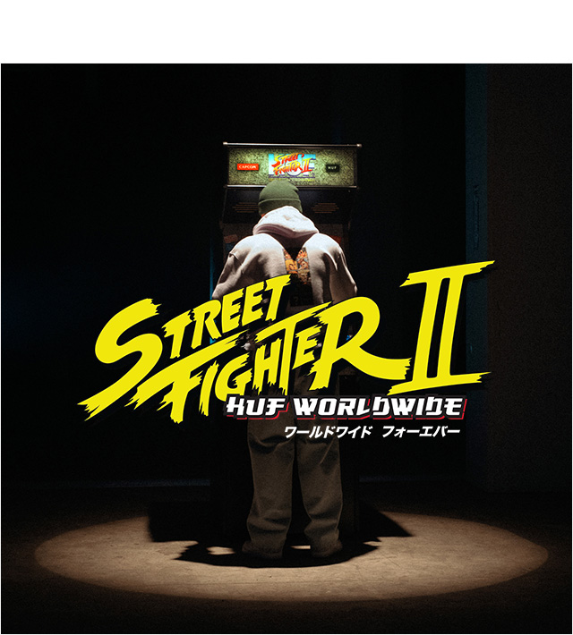 ハフ) HUF X STREET FIGHTER ARCADE PULLOVER HOODIE (HOODED