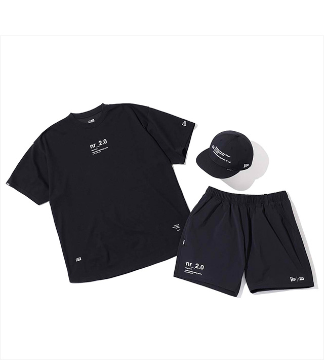 (リバーサル) reversal×NEWERA 2022 nr_2.0 TRACK HALF PANTS  (SS:PANTS)(rvner026-BK) ボトムス ショートパンツ ニューエラ 別注 セットアップ可能 国内正規品